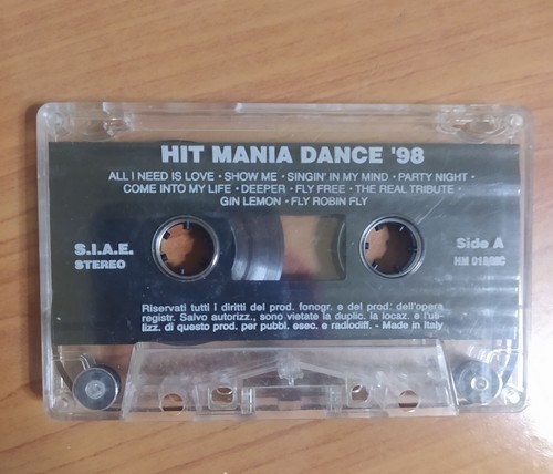 Cassetta hit mania dance - cassetta,