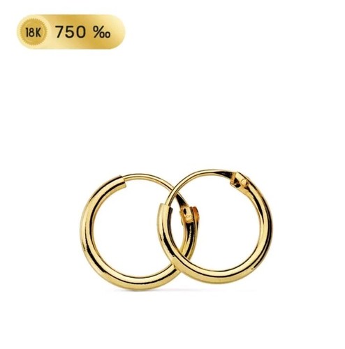 Pendientes oro 18k - 750, mls