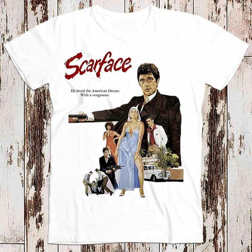 Maglietta scarface pacino film - scarface,