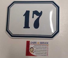 NUMERO CIVICO PORCELLANA font