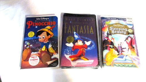 Lot disney vhs tapes - disney,