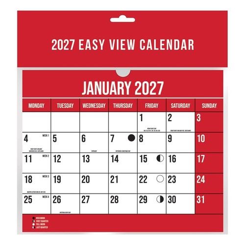 Calendario parete 2027 casa - parete,