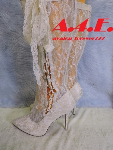 Fabulicious stivaletto bianco