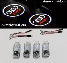 4 SET LUCI LED PORTA SOTTOPORTA CORTESIA Per AUDI A1 A3 A5 A6 A7 Q3 Q5 RS S5 S8