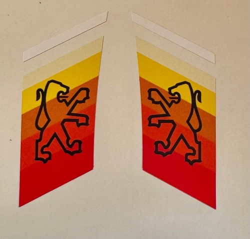 Peugeot fork decals - peugeot,