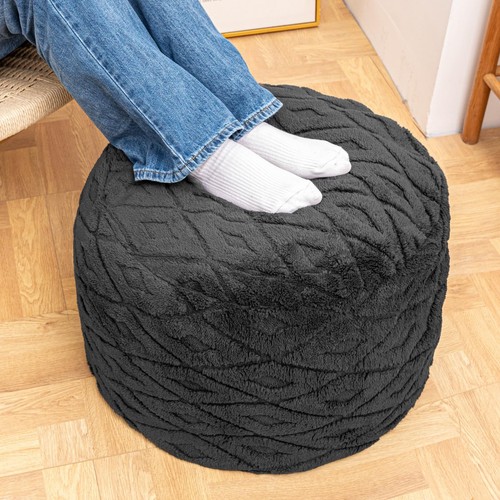 Unstuffed pouf cover no - cover,