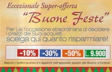 Eccezionale super-offerta - buone feste - Bottega Verde con bollini