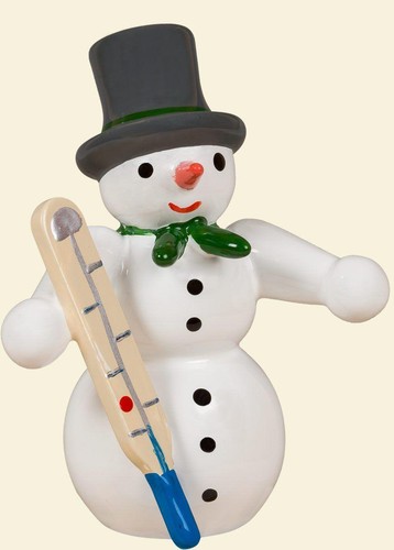 Pupazzo neve con termometro - di,