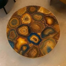 Agata Pietra Caffè Tavolo –