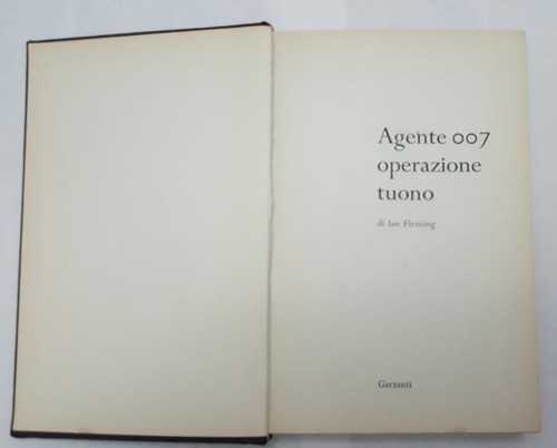 Agente 007 operazione - , tuono