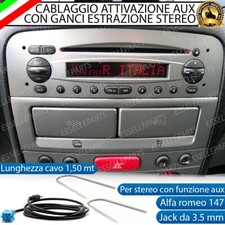 CAVO AUX + KIT SMONTAGGIO STEREO ALFA ROMEO 147 RETROFIT MP3