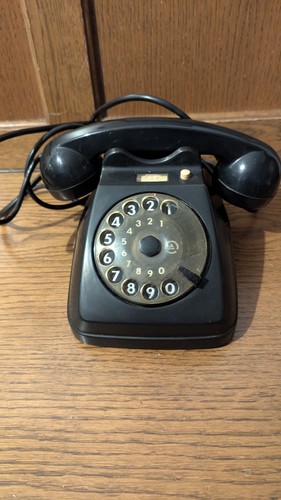 Telefono vintage disco - telefono,