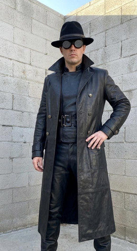 Cappotto uomo trench - , pelle