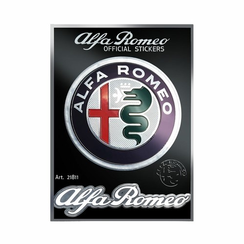 Adesivo alfa romeo - alfa, ufficiale
