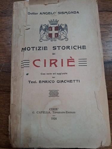 Notizie storiche ciriè - ciriè, di