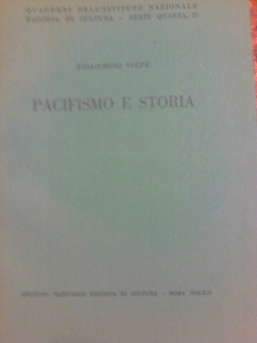 Pacifismo storia di - pacifismo,