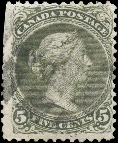 Canada used scott 26 - f, 5c