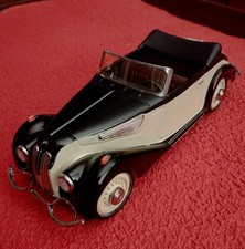 SCHUCO CLASSIC 1/18 - BMW 327 CABRIOLET - Modellino Auto Bianco/Nero - #99# - 