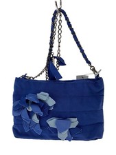 Borsa a tracolla in nylon LANVIN COLLECTION blu usata