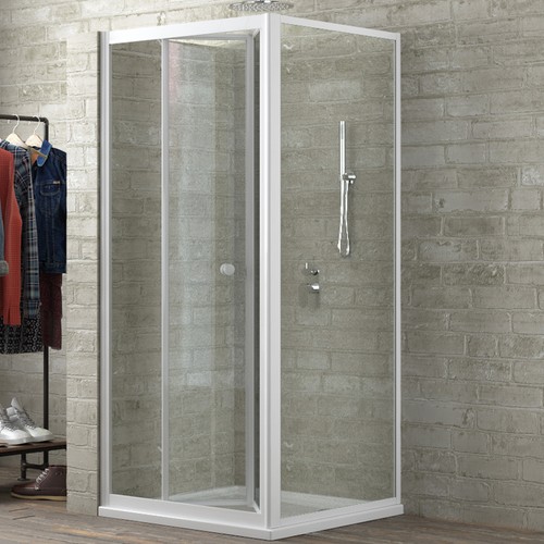 Cabina doccia lati con porta - doccia,