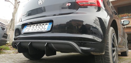 Rear wings bumper polo r - 6r,