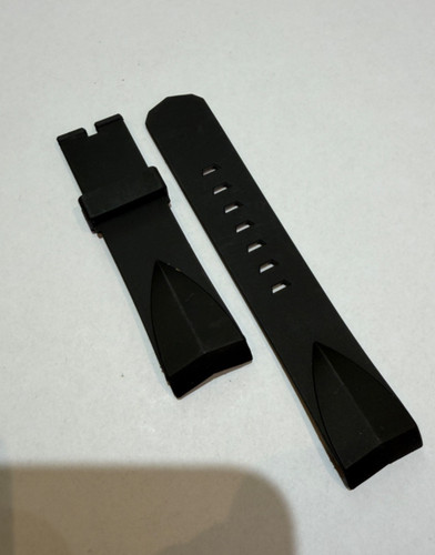 Corum straps rubber black - straps,