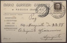 cartolina RAGUSA m.gurrieri canciuto-esportaz.caciocavalli