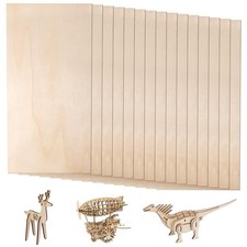 15 Pezzi Fogli Di Legno Di