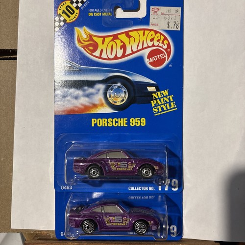 Hot wheels blue - hot, card