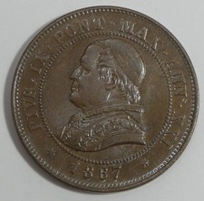 1867 ITALY Papal States Pius