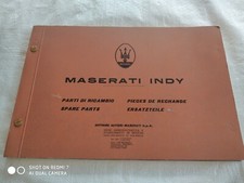 MASERATI  INDY  Catalogo Ricambi Spare Parts Ersatzteilkatalog ORIGINALE
