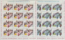 Repubblica 2009 festival della filatelia serie completa mnh in mini fogli
