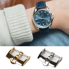 Fibbia/chiusura in acciaio inox oro/argento 16 18 20 mm adatta per cinturino orologio Omega~