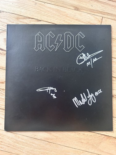 Band firmato back in - ac/dc,