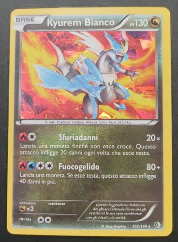 Pokemon kyurem bianco 102 149 - kyurem,