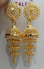 Orecchini indiani placcati oro