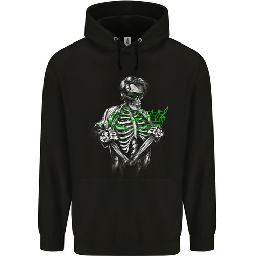 Felpa uomo rockabilly - da,