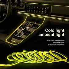 STRISCIA LED RGB 5M PER INTERNI AUTO FIBRA OTTICA NEON CON TELECOMANDO E APP