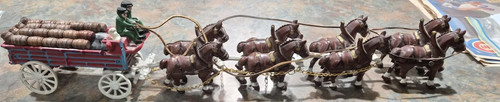 Vintage cast iron horse - vintage,