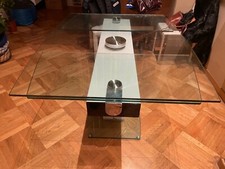 Tavolo in vetro allungabile  1.30  1,05 allungato 2,20