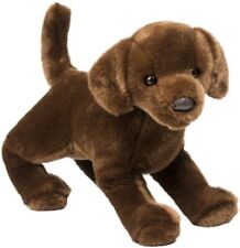 Peluche cane Douglas 16" cacao cioccolato laboratorio labrador retriever