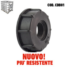 RACCORDO ADATTATORE PER CISTERNA FUSTO 1000 LITRI uscita 3/4" gas Art. CDB01