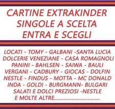 -CARTINE EXTRA KINDER -