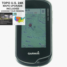 Garmin Oregon 750t GPS con mappe aggiornamento TOPO U.S. 24K topografico alto dettaglio