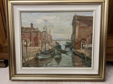 Dipinto Burano Venezia Olio