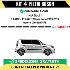 KIT BOSCH 4 Filtri tagliando