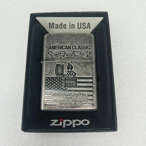 Zippo american classic canna - american,