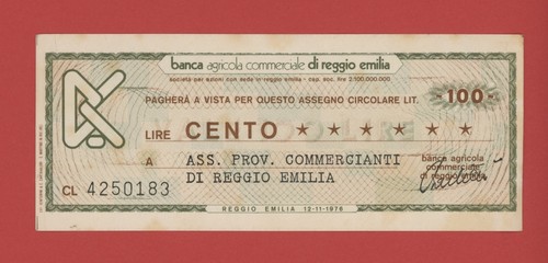 Italy 100 lire 1976 banca - italy,