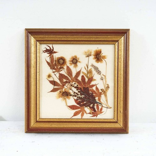 Quadro fiori secchi cornice - fiori,