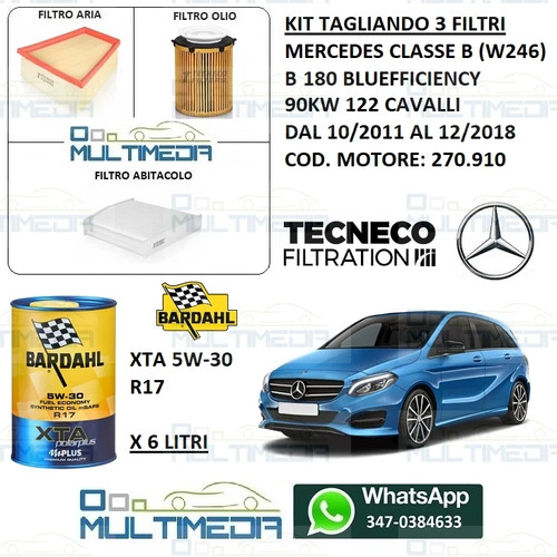 Kit tagliando filtri olio - 3,